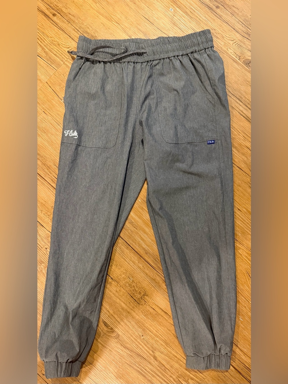 Huk Women's Gray Athletic Shorts